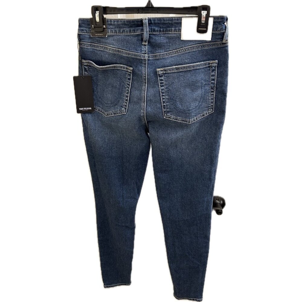 Women’s Jean Size 31 True Religion Jennie Curvy High Rise Super Skinny Blue